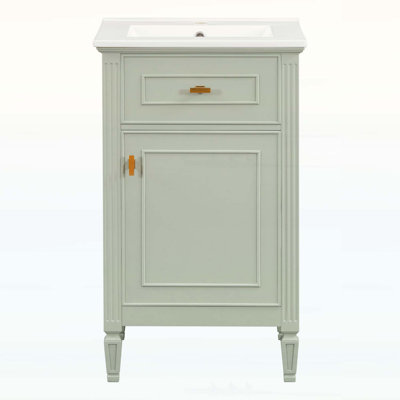 Meuble-lavabo sophistiqué avec rangement avancé et design élégant