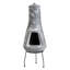 Hourglass Clay Wood Burning Smokeless Chimnea-501519228-501519230