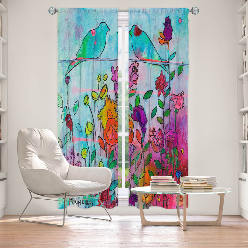 Rideau en polyester, L 20 po x L 82 po