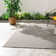 Trellis Grey Handwoven Indoor/Outdoor Rug