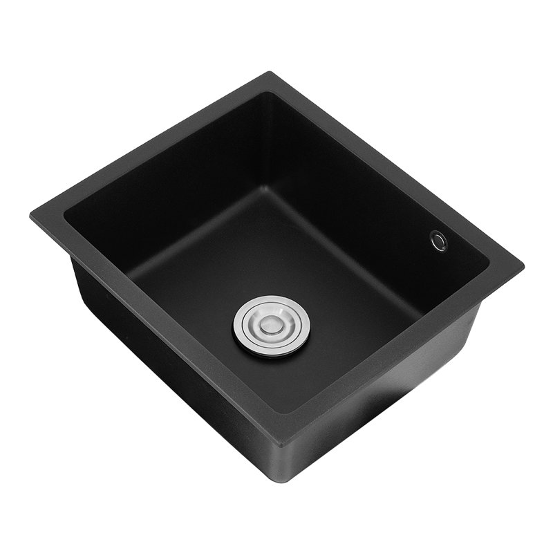 Belfry Kitchen 46mm W Single Bowl Stainless Steel Trough Kitchen Sink