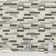 Interlocking Random Sized Metal/Glass Mosaic Sheet Tile