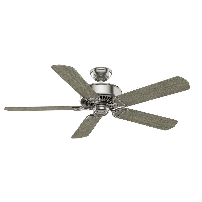 54" Panama Ceiling Fan And Handheld Remote, Gray