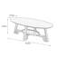 Table de bout ronde en noyer noir