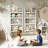 43.9'' H X 22.44'' W Kids Floating Bookshelf, Nursery Bookshelf For Toddler Room Set Of 2