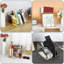 Porte-serviette en verre pour table, porte-serviette cocktail élégant, porte-serviette moderne