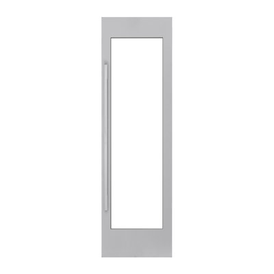 Wine Column Transitional, Satin STS Kit (1 Handle, 1 Panel, Toe Kick), Right Hinge