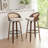 Leeana Swivel Linen Stools-1829627767-1829627762