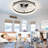 Joshuar 18'' Ceiling Fan with LED Lights-926914615