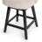 Della Upholstered Swivel Counter Stool