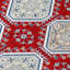 Tapis rouge intérieur / extérieur lavable à la machine Claudian ACN1448-109533166