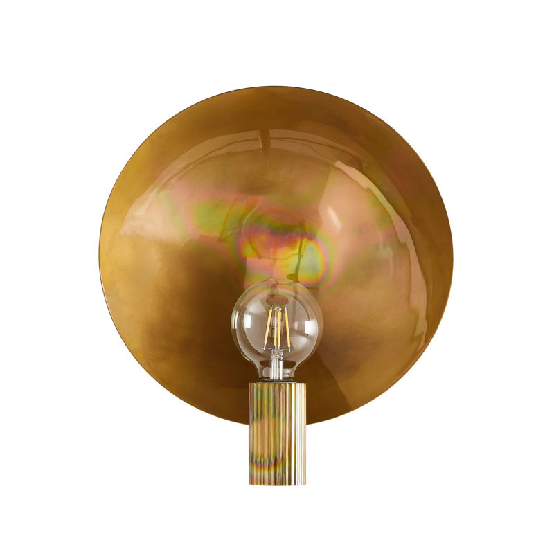 Lund Sconce-Burnt Brass, Gold