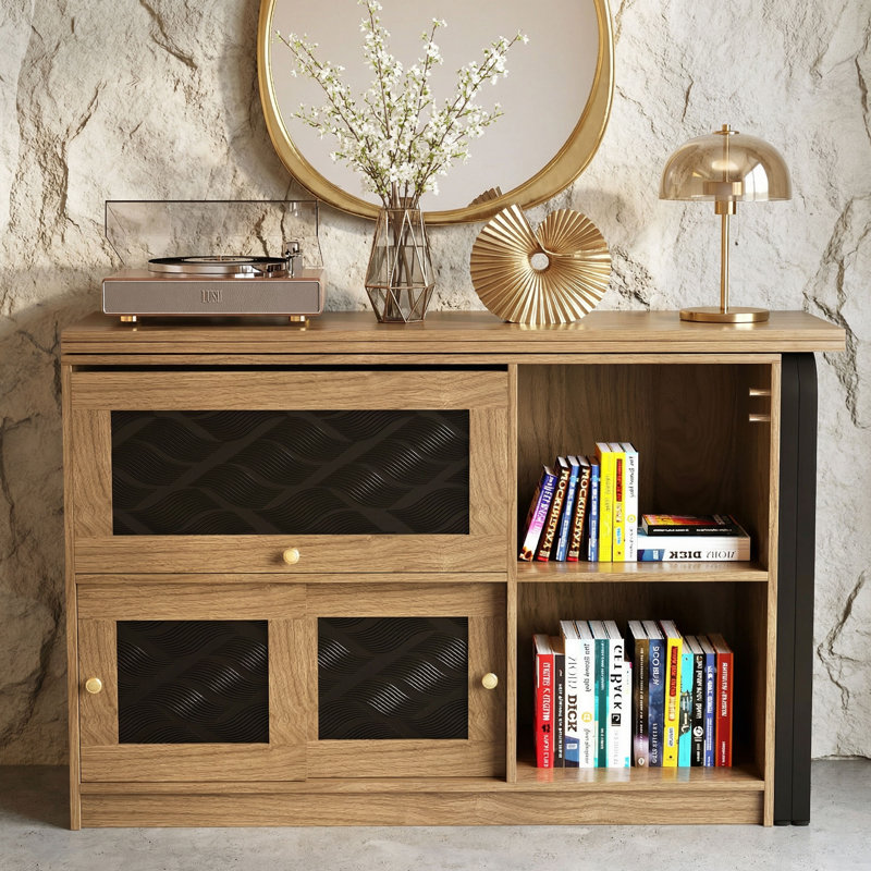 Buffet de 91,7 pouces en MDF avec tiroirs pour armoires de rangement pour la cuisine de la salle à manger, armoire de rangement moderne