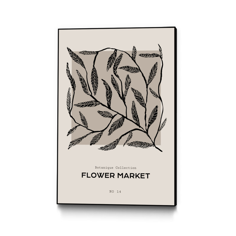 «Flower Market», toile encadrée