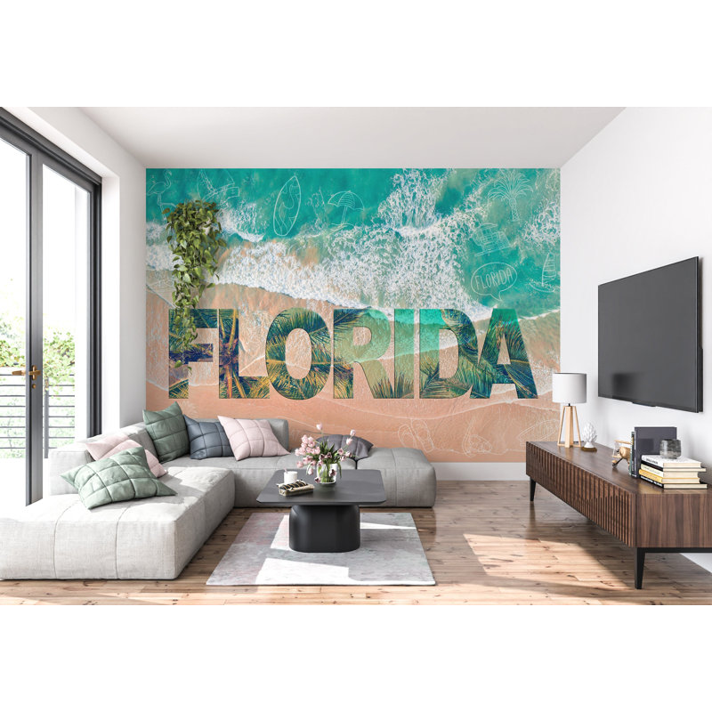 Murale autocollante Angastina, L 57 po x L 41 po