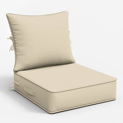 Wynee Outdoor Deep Seat Cushion Set Outdoor Patio Chair Cushions