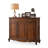 Black Solid Wood Shoe Storage Bench