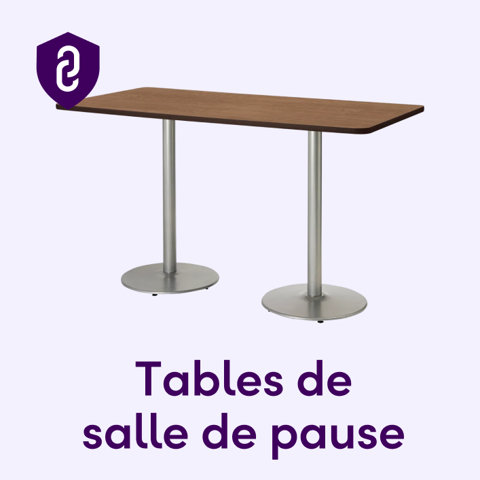 Tables de salle de pause
