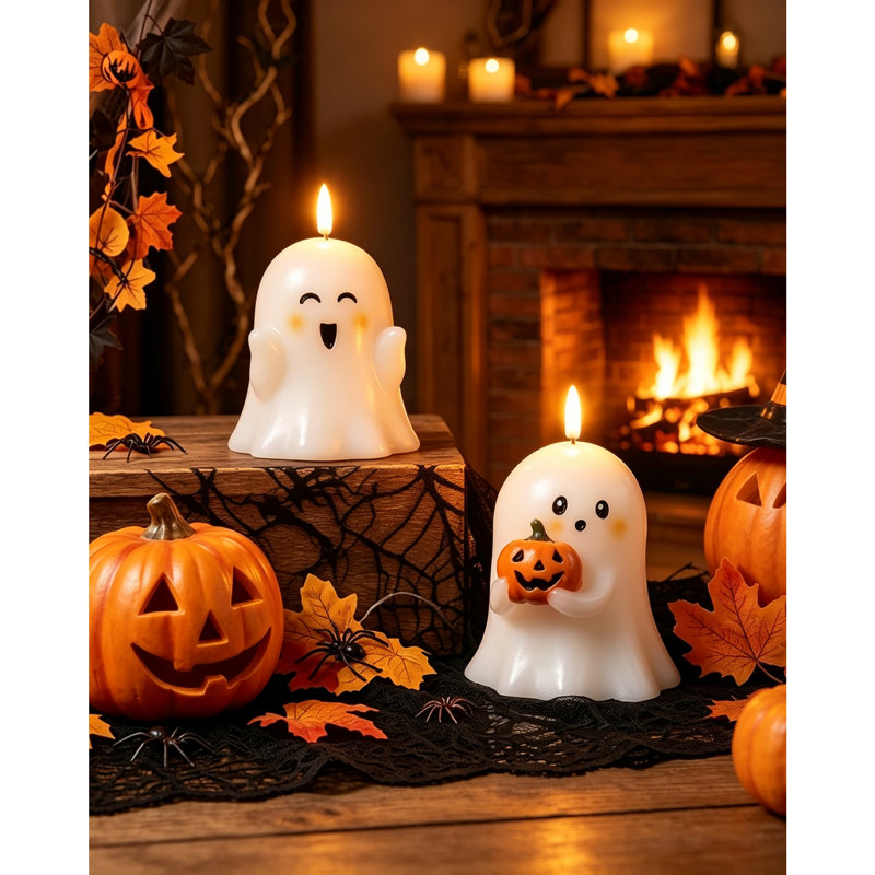 Flameless Candle with Plastic Holder