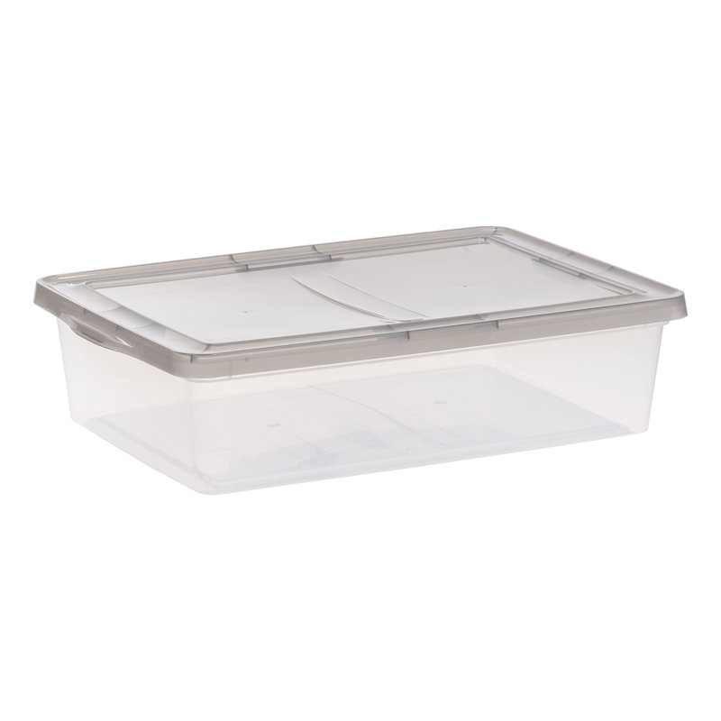 Snap Top Plastic Storage Box - Basics by Wayfair™, 28 qts., 6