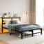Cadre de lit double en métal avec tête de lit en bois, lumières RVB, chargeur, tablette de rangement, silencieux, aucun sommier nécessaire-1869828277-1872841134