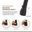 Matte Black Touch Sensor Kitchen Faucet w/ Pull Out Sprayer Swivel Mixer Tap