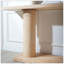 Console 59 "en bois minimaliste moderne avec colonne à piédestal - Élégante décoration décorative pour l'entrée, le salon et le couloir