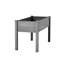 Jardinière surélevée de 122 x 61 x 76 cm (48 x 24 x 30 pouces), en bois massif gris, idéale pour la culture de fleurs et d'herbes aromatiques en extérieur. Charge maximale : 136 kg (300 lb). Revêtement à base d'eau. Jardinière surélevée en bois de 76 cm (30 pouces).