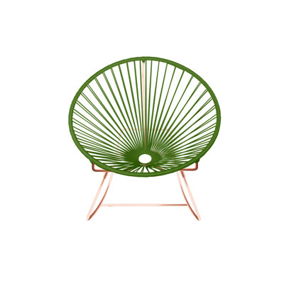 Chaise berçante intérieure / extérieure faite à la main Innit