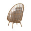 Chaise longue pivotante en osier Ellis