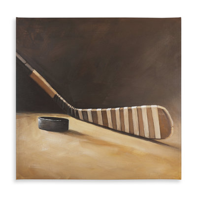 Stick and Hockey Puck Tablecloth | Indoor Outdoor Home Decor
