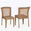 Ensemble de 2 chaises d'appoint empilables Farley-1079243191