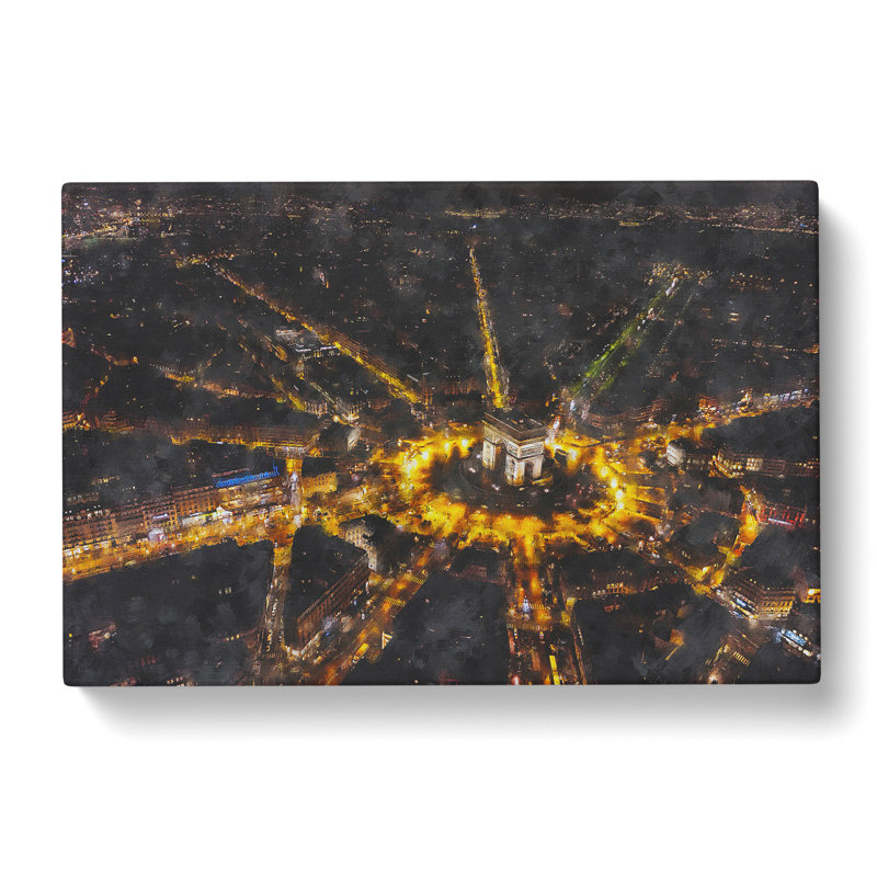 Paris Skyline Vol.1 - Wrapped Canvas, 35cm H x 50cm W x 3cm D
