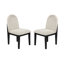 Ensemble de salle à manger de style traditionnel et chaises d'appoint 6X