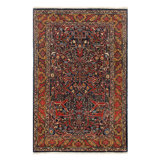 One-of-a-Kind Rectangle 4' X 6' Hand Knotted Area Rug
