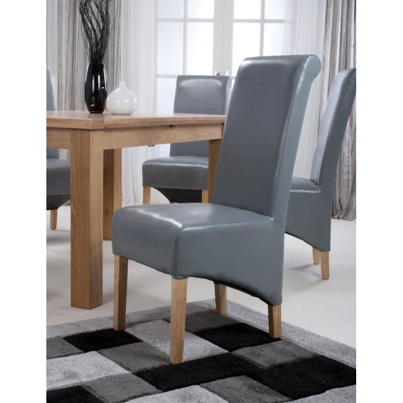 Boylston 116.8cm H Upholstered Side Chair, Grey
