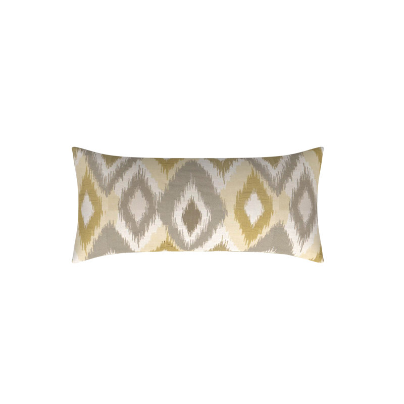 Avila No Decorative Addition Feather Reversible Throw Pillow, Stone, 12"H x 26"W