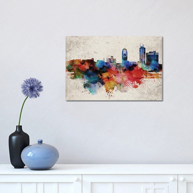 Ann Arbor Abstract by WallDecorAddict - Wrapped Canvas Print, 20.32cm H x 30.48cm W x 1.91 D