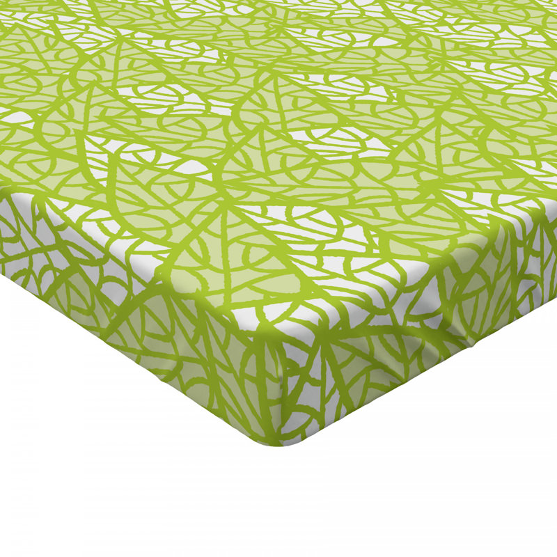 Microfiber Floral Fitted Sheet, Twin Fitted Sheet