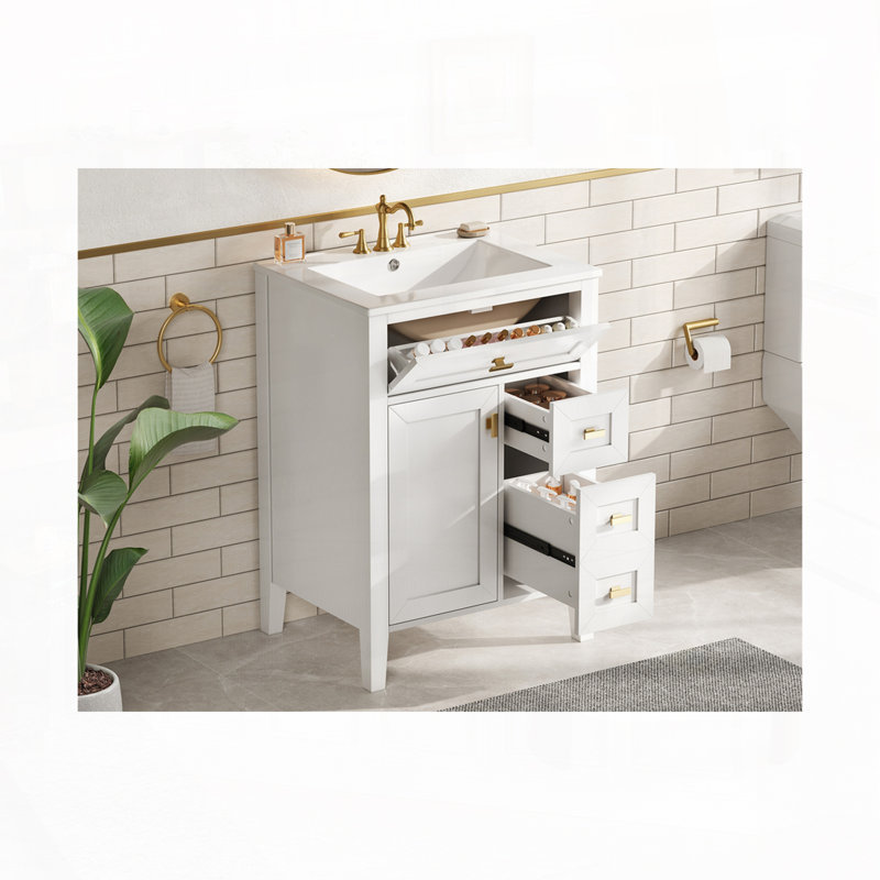 Meuble-lavabo 24 po avec lavabo, White
