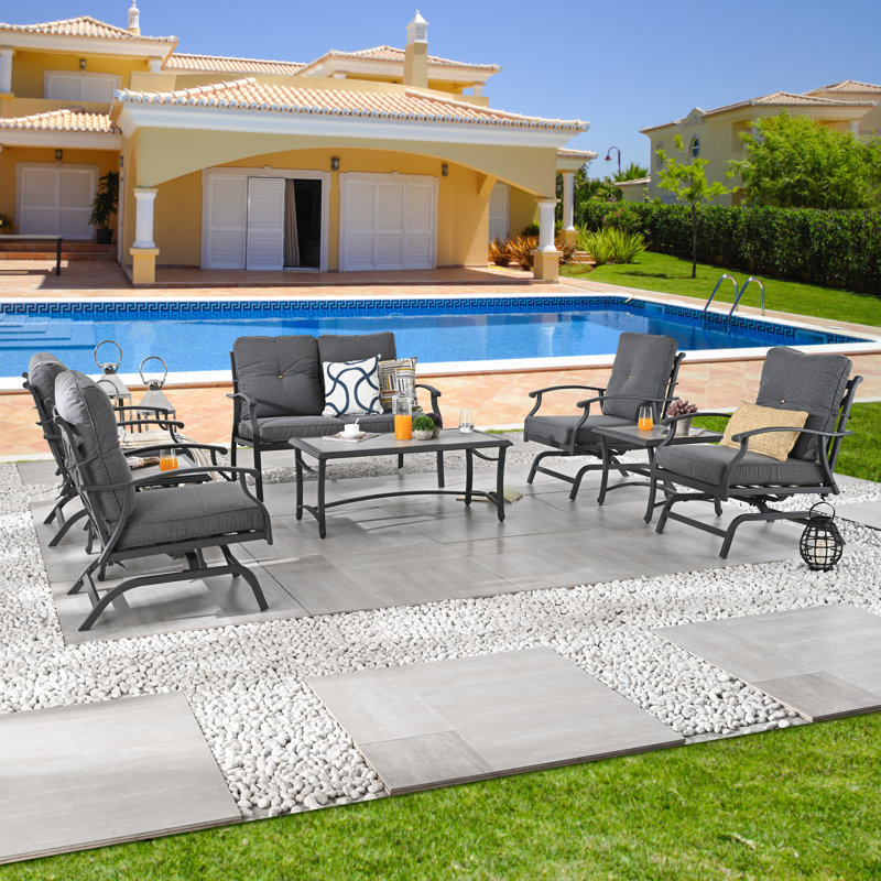 8-Piece conversation set, Dark Gray