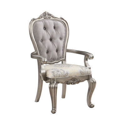 Hristina 19.5'' H Velvet Upholstered Armchair