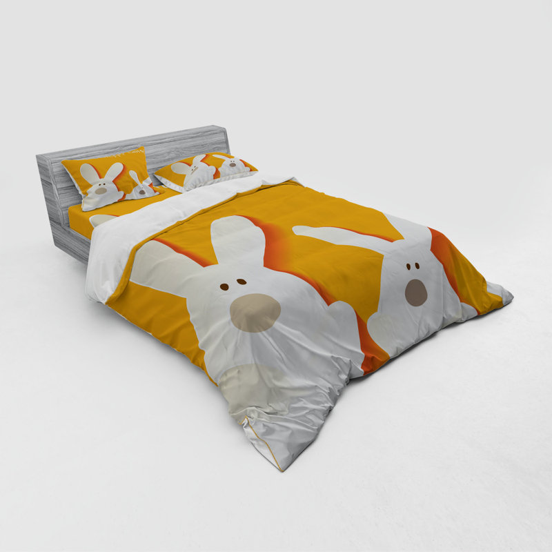 Ensemble de housse de couette de pâques, Housse de couette grand + 3 pièces supplémentair