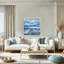 Coastal Retreat Underwater Clouds III by  - Floater Frame Print on Canvas-51154645-128918177-128916218