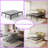 0.3" Split Bunkie Board, Foldable Bed Support Panels, Low Profile Mattress Support with Cover-253280520