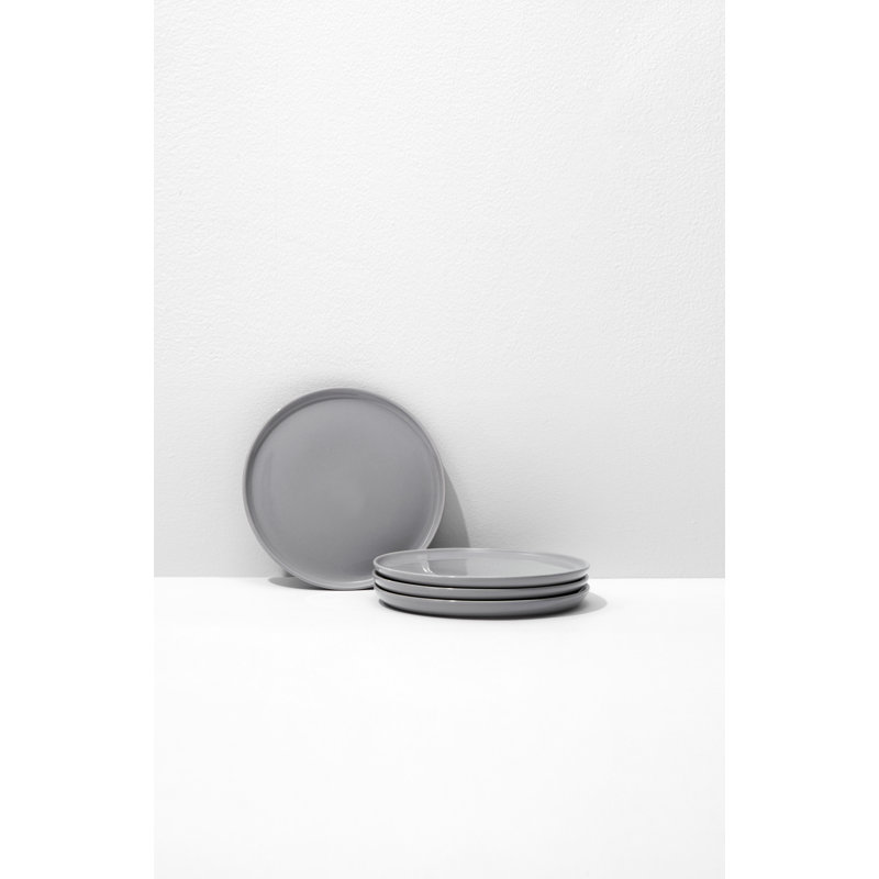 Petite assiette S / 4, Gris