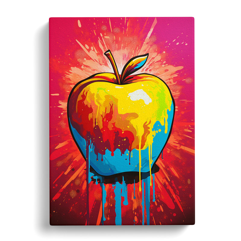 Apple Pop - Print, 76cm H x 50cm W x 3cm D