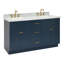 Ensemble de meuble-lavabo double 61 po Hamlet-759318129