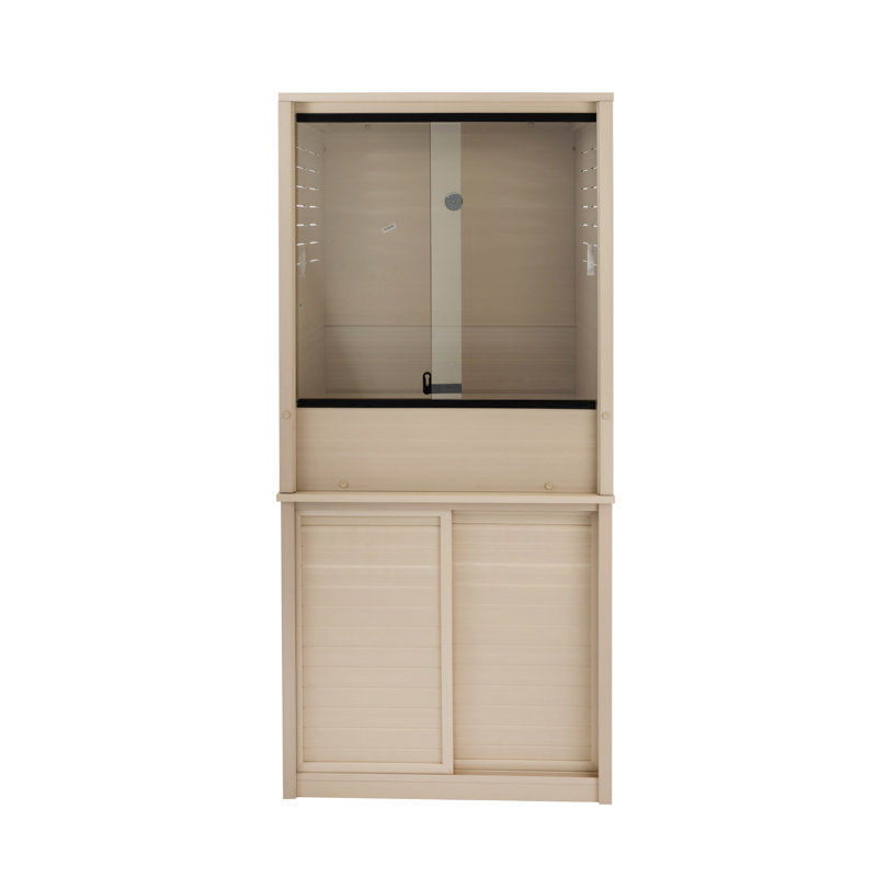 Terrarium vertical avec caméléon Achilles, Beige