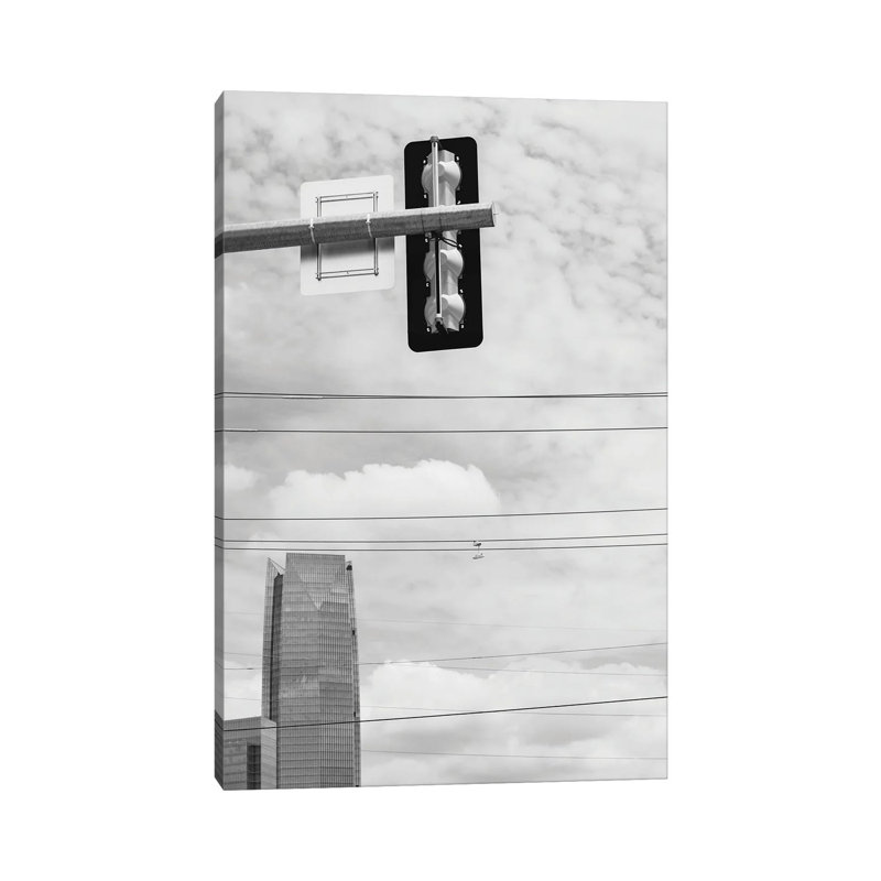 Downtown Okc 1 Piece Wall Art on Canvas, 45.72cm H x 30.48cm W x 1.91cm D, Wrapped Canvas